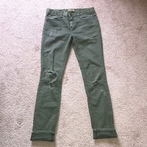 Free People Green Jeans
